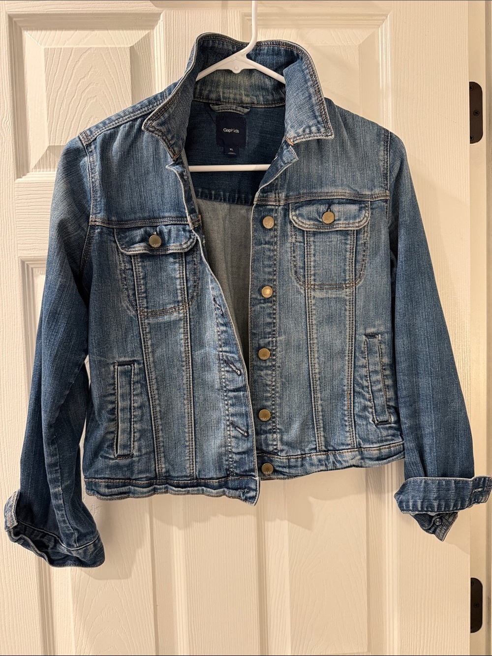 Gap Kids Classic Blue Denim Jacket Sz XL